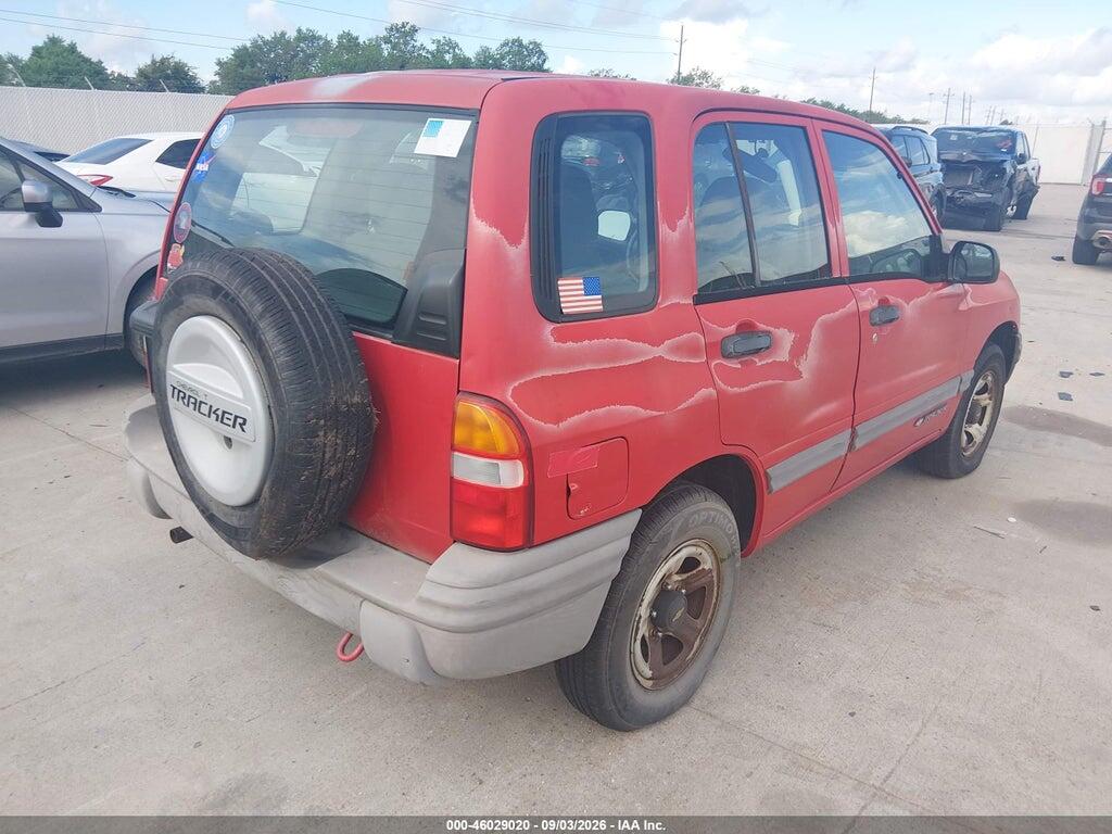 2CNBE13C516901746 2001 CHEVROLET TRACKER photo no. 4