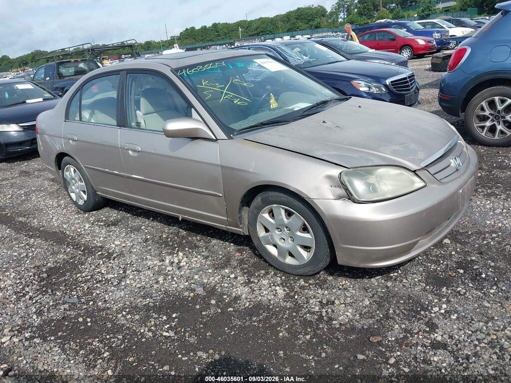 2001 HONDA CIVIC 2HGES26721H547334