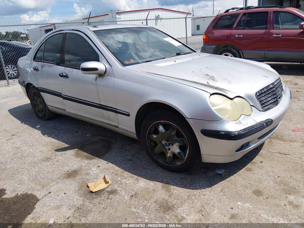 2001 MERCEDES-BENZ C 240 WDBRF61J11F111587