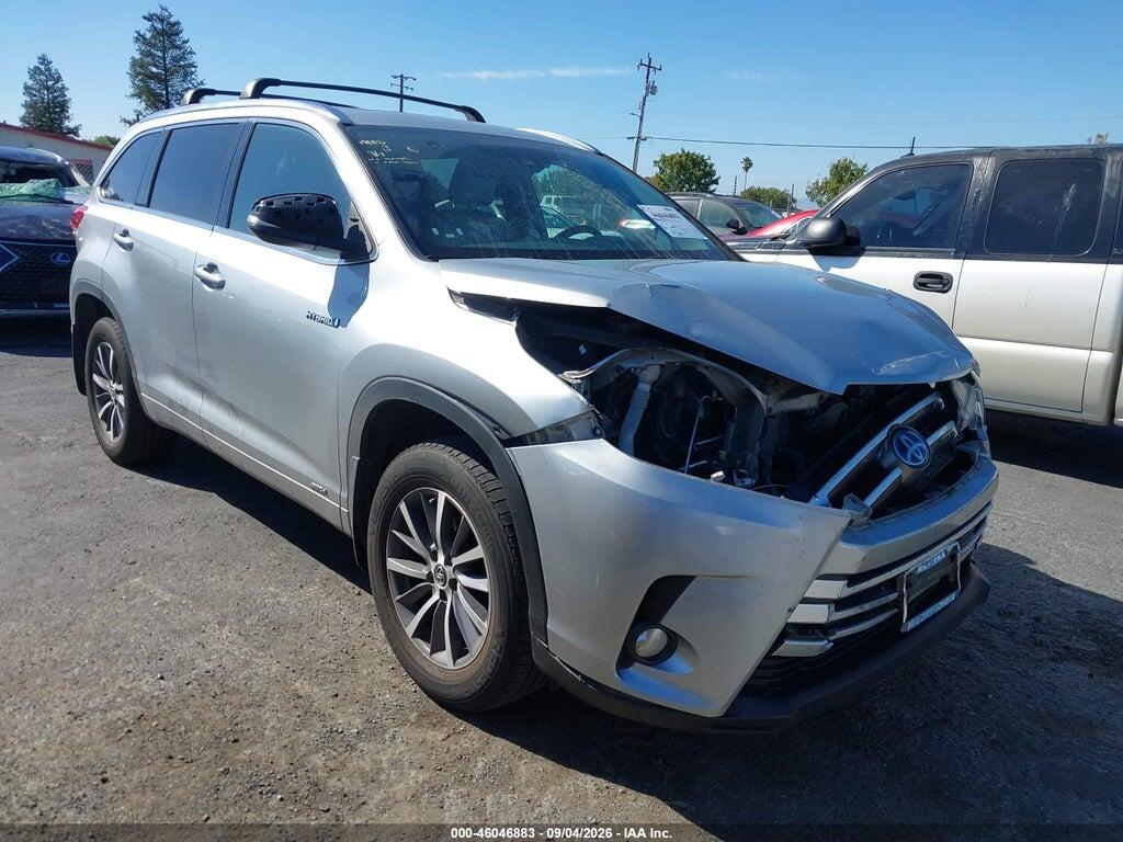 2017 TOYOTA HIGHLANDER HYBRID 5TDJGRFH2HS033706
