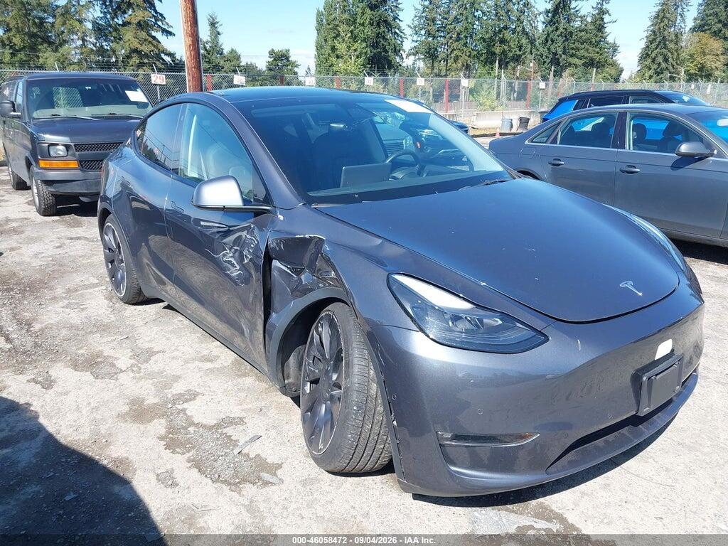 2022 TESLA MODEL Y 7SAYGDEFXNF375859
