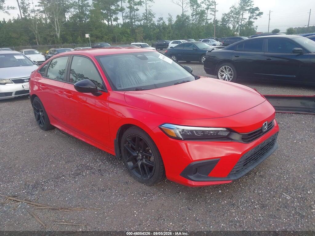 2022 HONDA CIVIC 2HGFE2F51NH537510