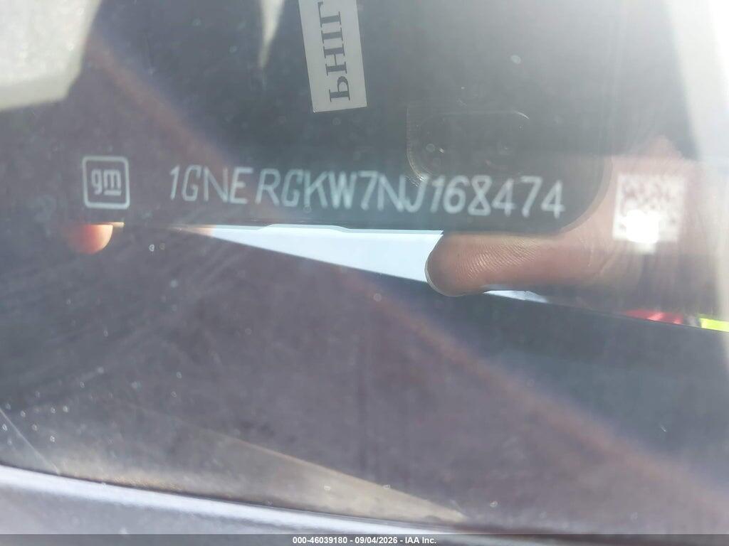 1GNERGKW7NJ168474 2022 CHEVROLET TRAVERSE photo no. 9