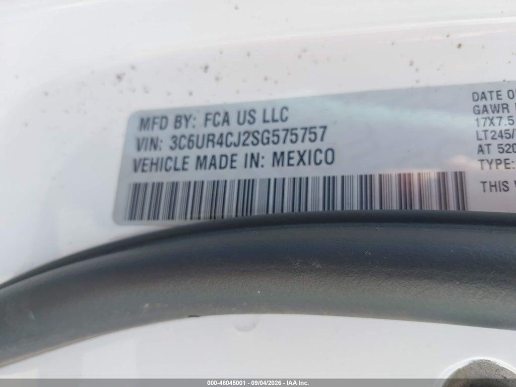 3C6UR4CJ2SG575757 2025 RAM 2500 photo no. 9
