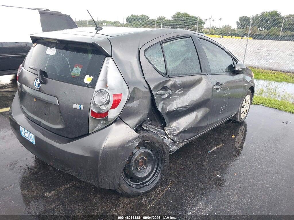 JTDKDTB3XC1501062 2012 TOYOTA PRIUS C photo no. 4