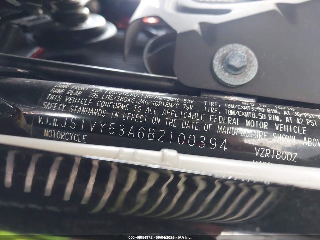 JS1VY53A6B2100394 2011 SUZUKI VZR1800 photo no. 10