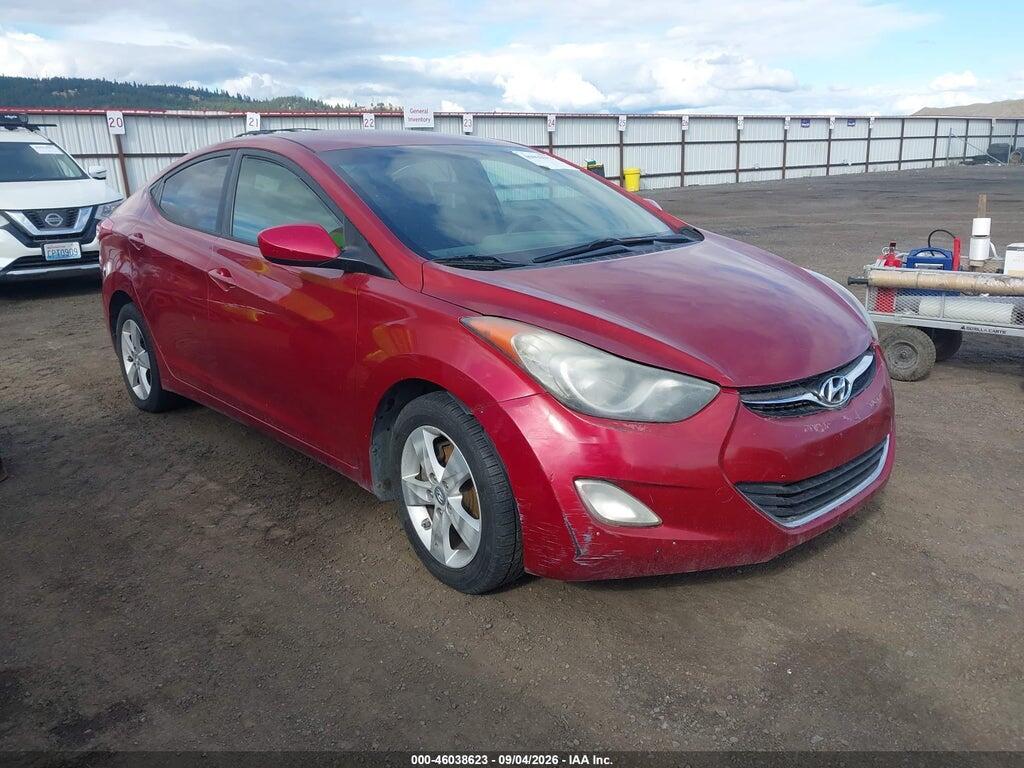 2012 HYUNDAI ELANTRA KMHDH4AE7CU356997