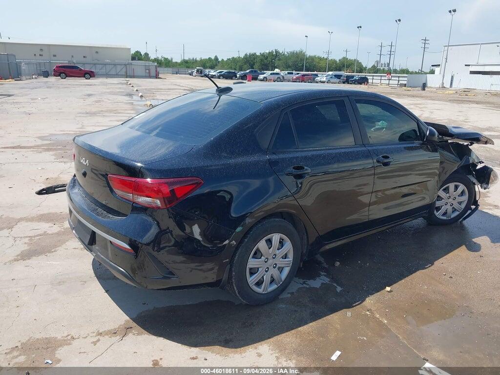 3KPA24ADXNE490680 2022 KIA RIO photo no. 4