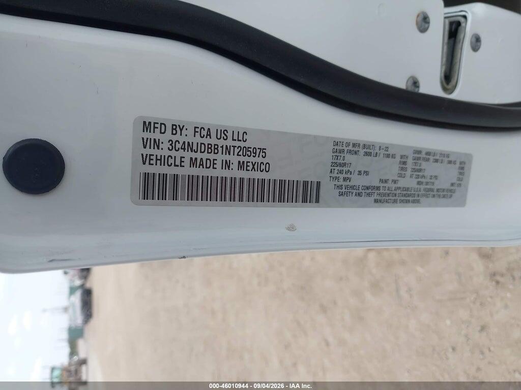 3C4NJDBB1NT205975 2022 JEEP COMPASS photo no. 9