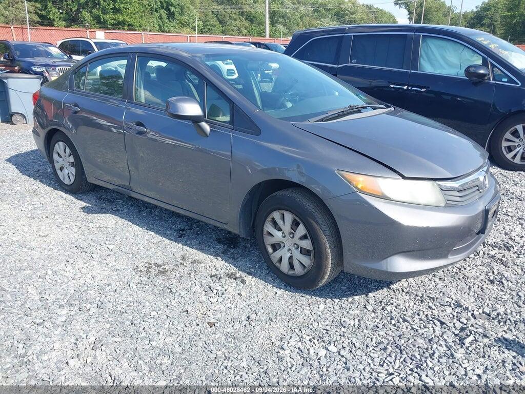 2012 HONDA CIVIC 19XFB2F5XCE328430