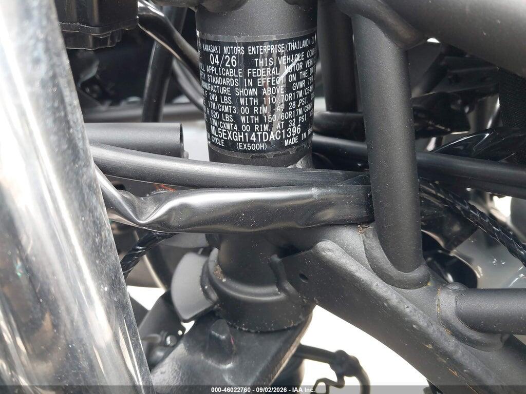 ML5EXGH14TDAC1396 2026 KAWASAKI EX500 photo no. 10