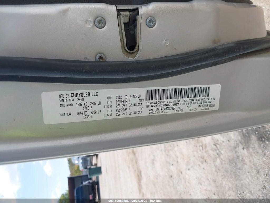 1J4FT47B09D123927 2009 JEEP COMPASS photo no. 9
