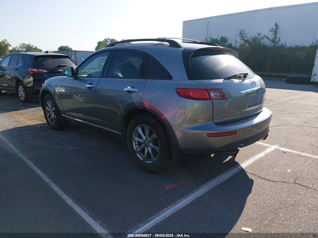 JNRAS08W77X203525 2007 INFINITI FX35 photo no. 3
