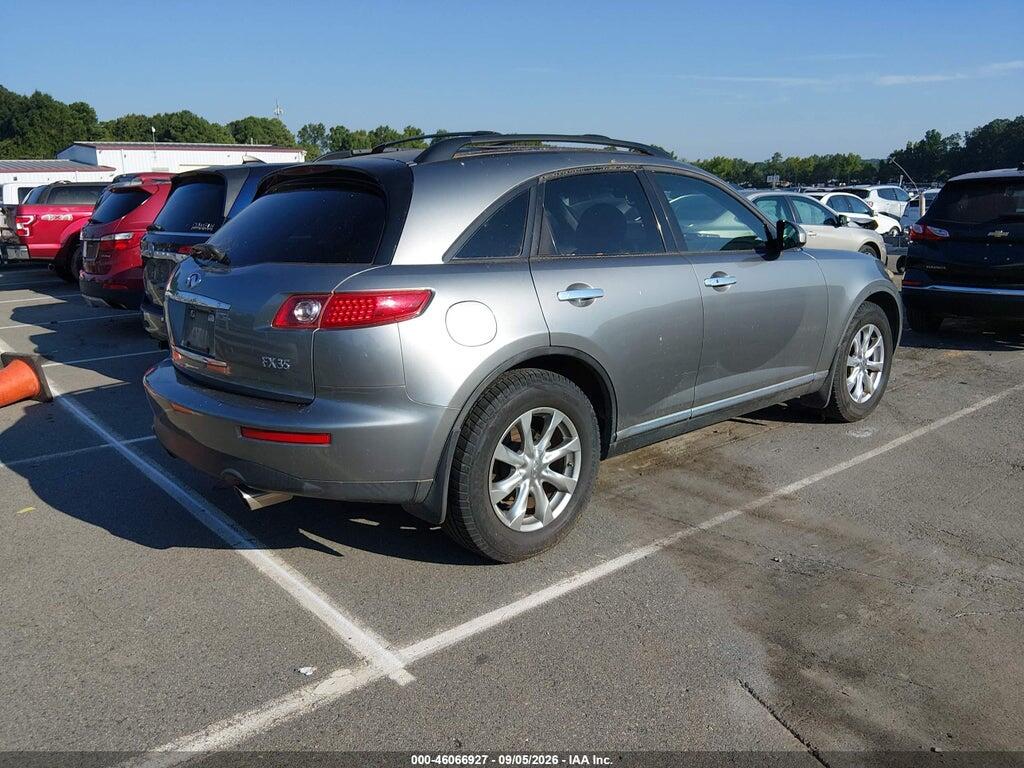 JNRAS08W77X203525 2007 INFINITI FX35 photo no. 4