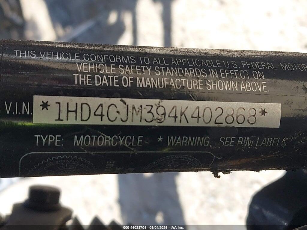 1HD4CJM394K402868 2004 HARLEY-DAVIDSON XL883 photo no. 10