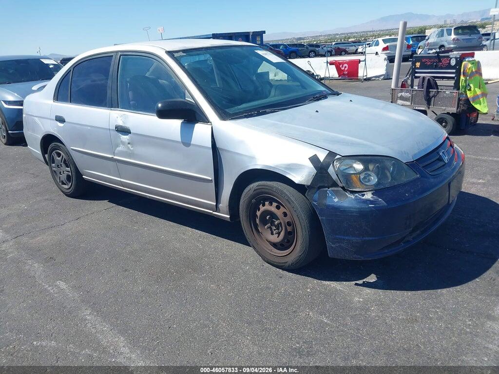 2001 HONDA CIVIC 1HGES165X1L031413