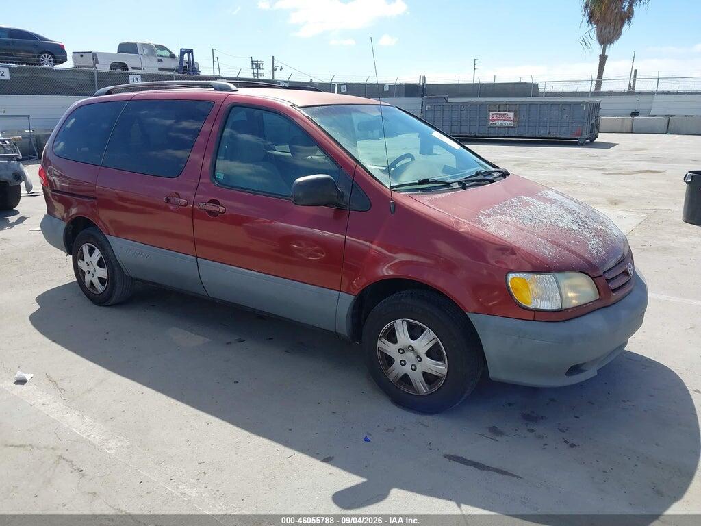 2002 TOYOTA SIENNA 4T3ZF19C92U414868