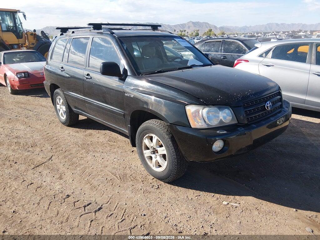 2001 TOYOTA HIGHLANDER JTEHF21AX10016014