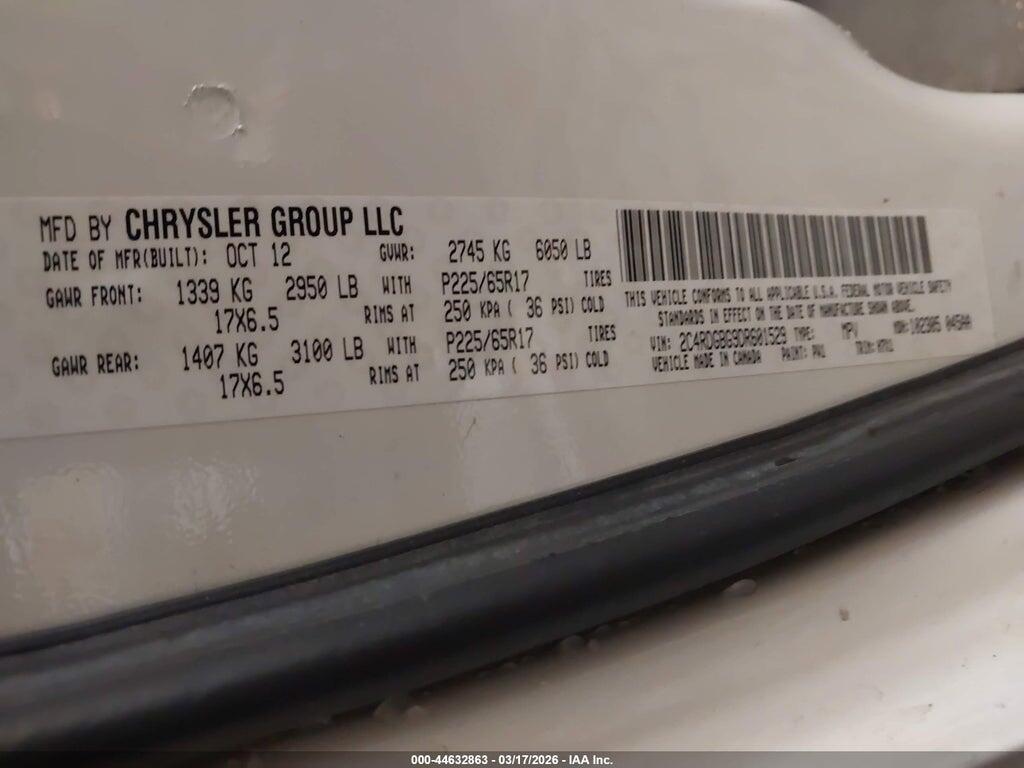 2C4RDGBG9DR601529 2013 DODGE GRAND CARAVAN photo no. 9