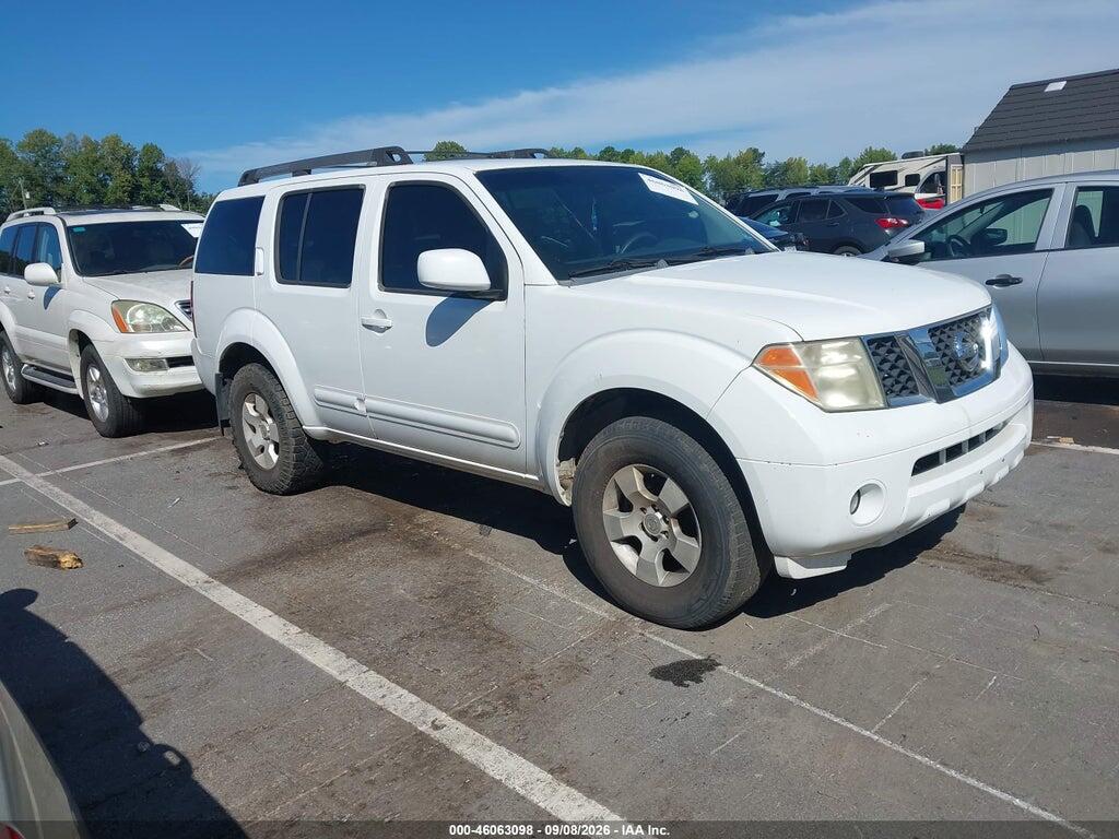2005 NISSAN PATHFINDER 5N1AR18W55C706228