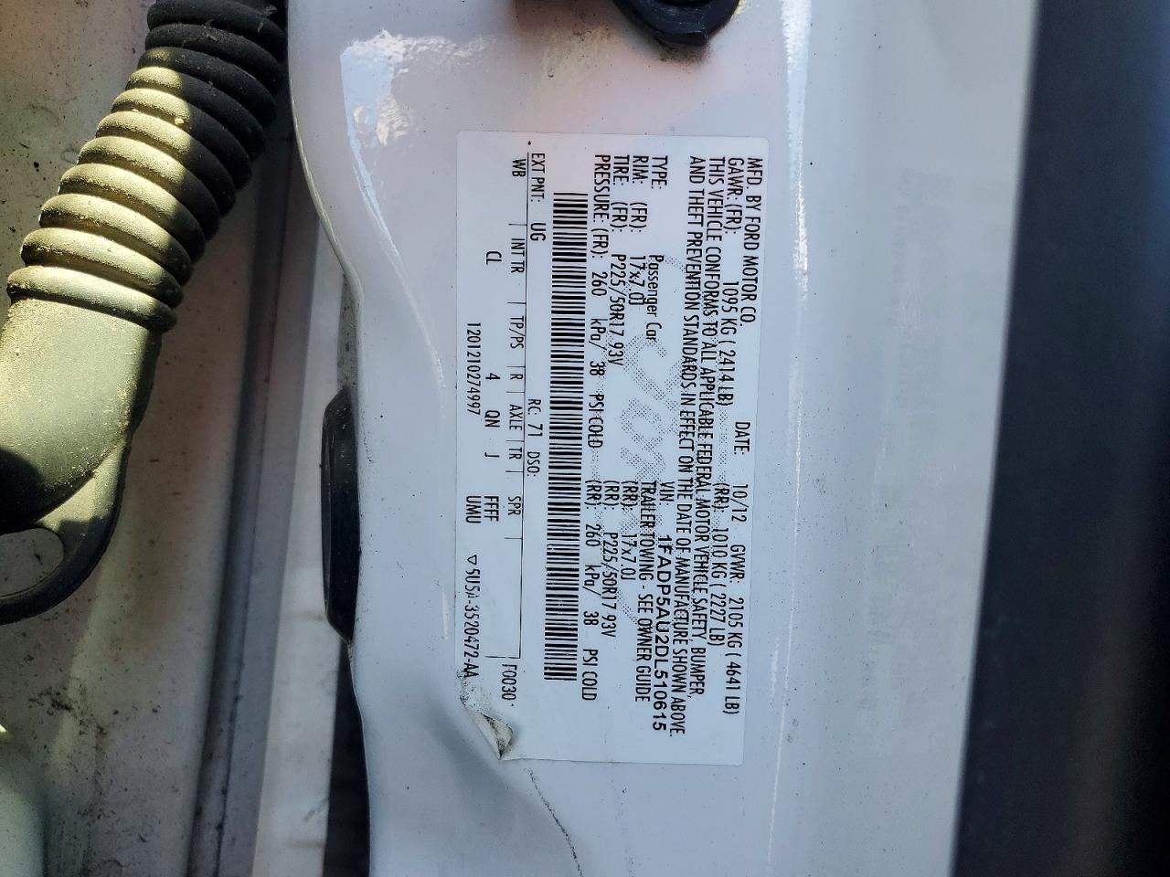 1FADP5AU2DL510615 2013 FORD C-MAX photo no. 12