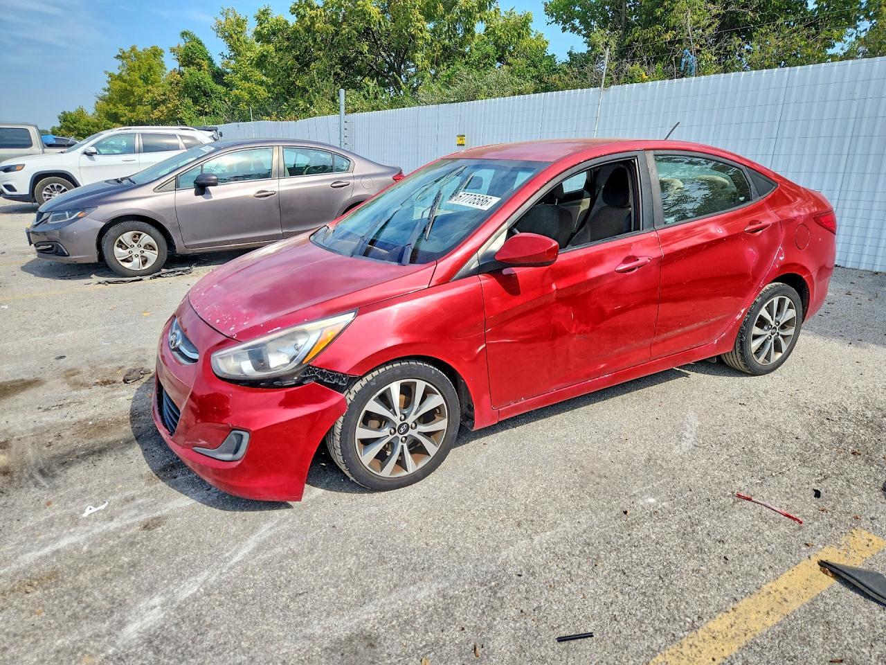 2017 HYUNDAI ACCENT KMHCT4AE1HU371349