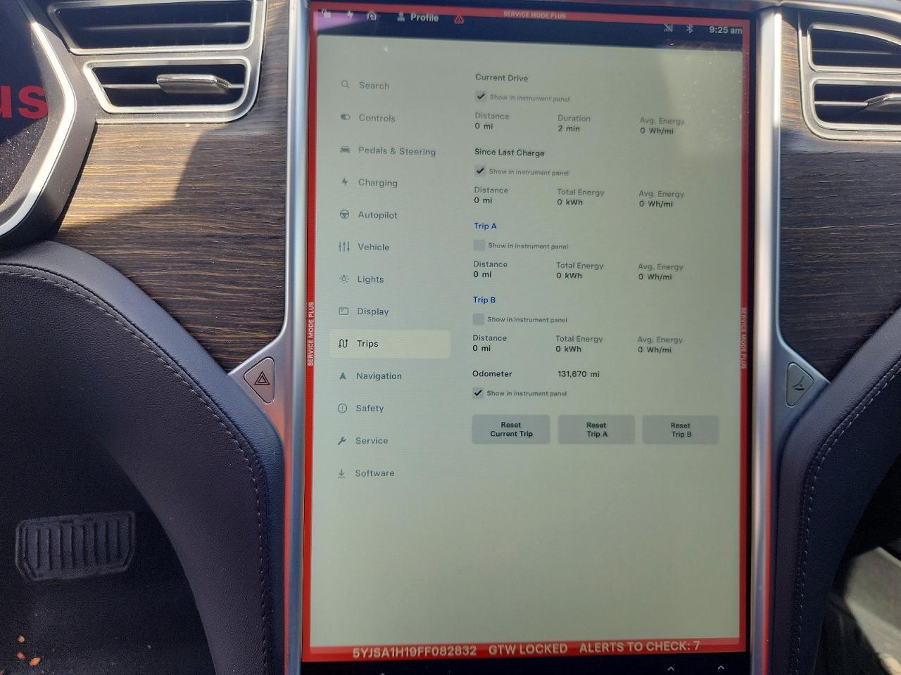 5YJSA1H19FF082832 2015 TESLA MODEL S photo no. 9