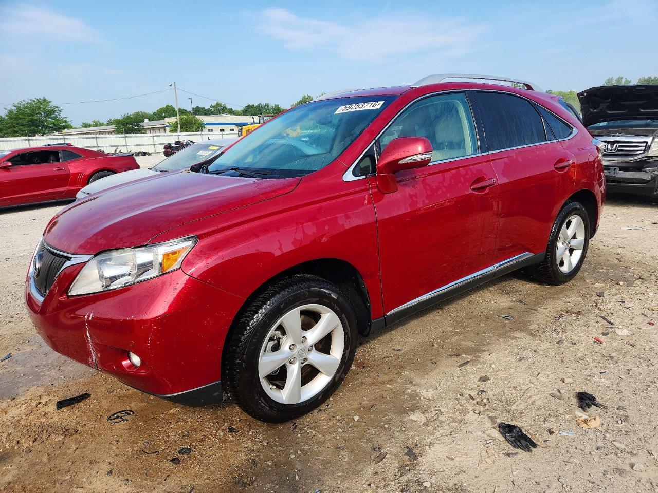 2011 LEXUS RX 2T2BK1BA8BC115027
