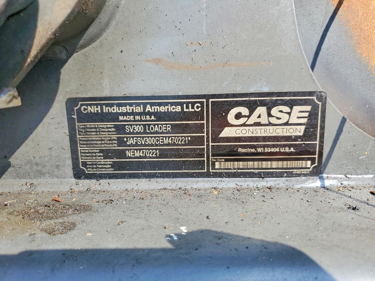 2014 CASE SV300 - SKID STEER LOADER — Фото 10 из 10