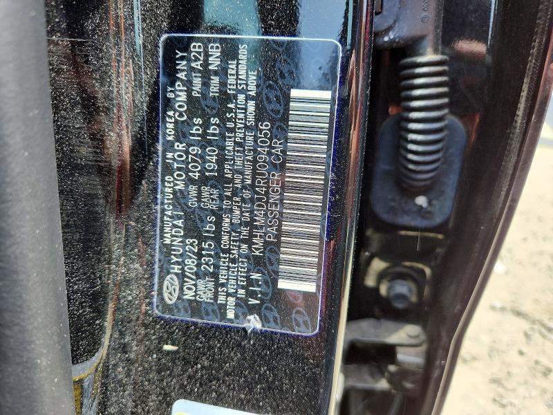 2024 HYUNDAI ELANTRA BLUE — Фото 12 из 12