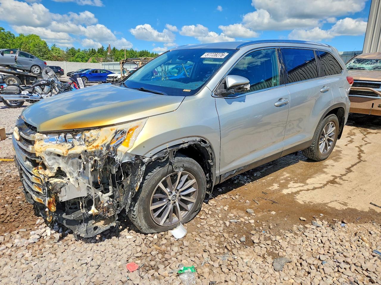 2019 TOYOTA HIGHLANDER 5TDJZRFH2KS730990