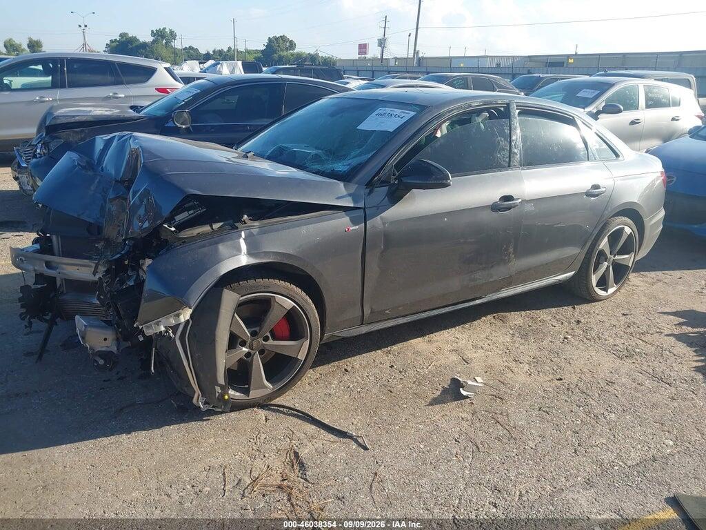 WAUEAAF4XNN003725 2022 AUDI A4 photo no. 2