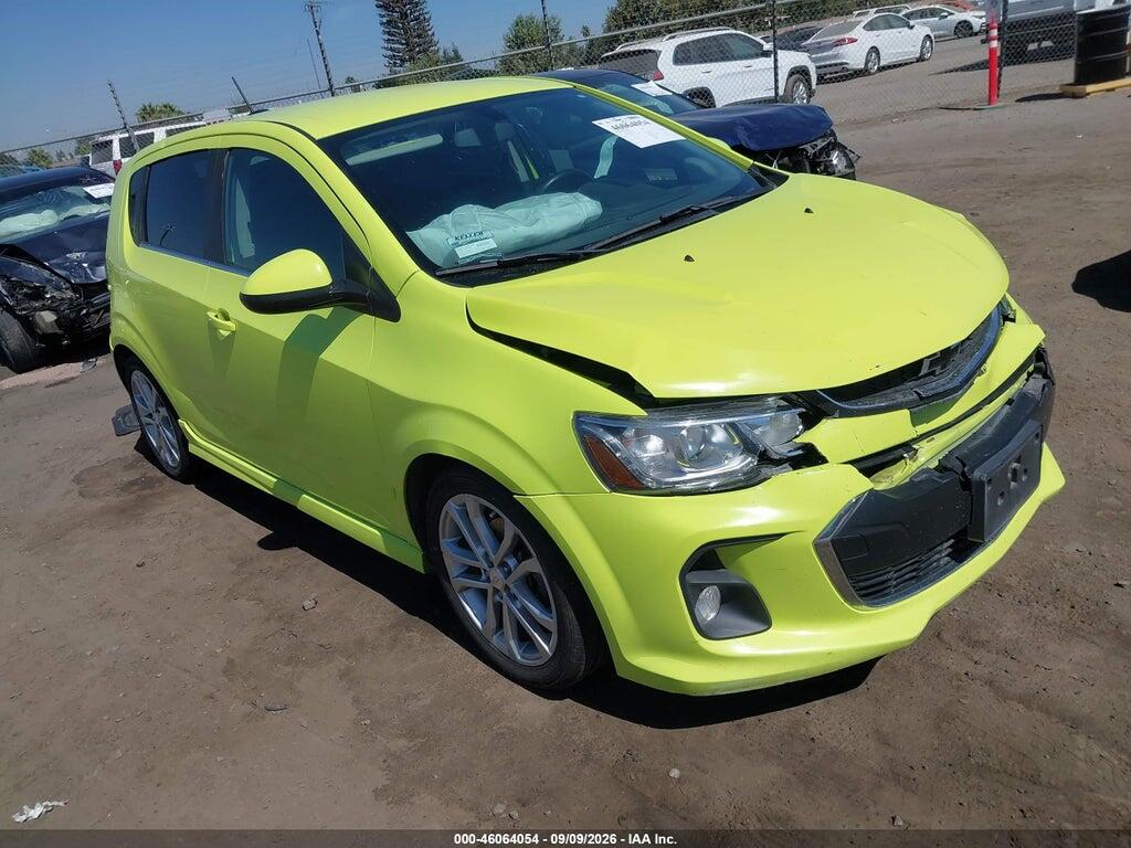 2019 CHEVROLET SONIC 1G1JD6SB8K4112284