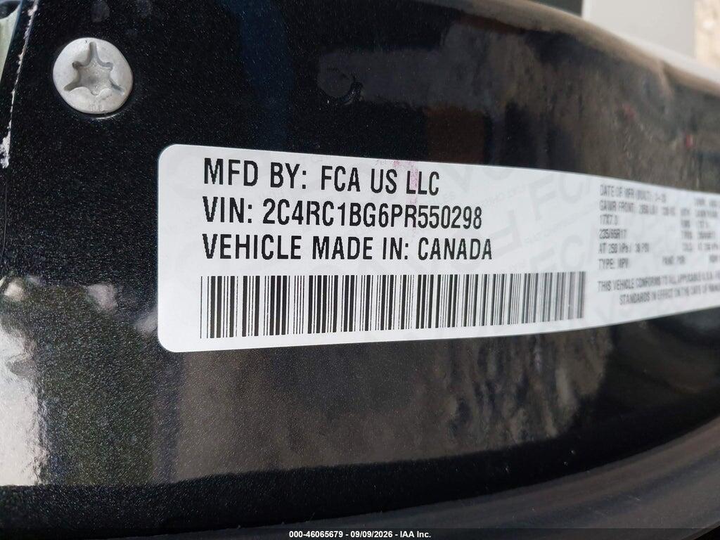 2C4RC1BG6PR550298 2023 CHRYSLER PACIFICA photo no. 9