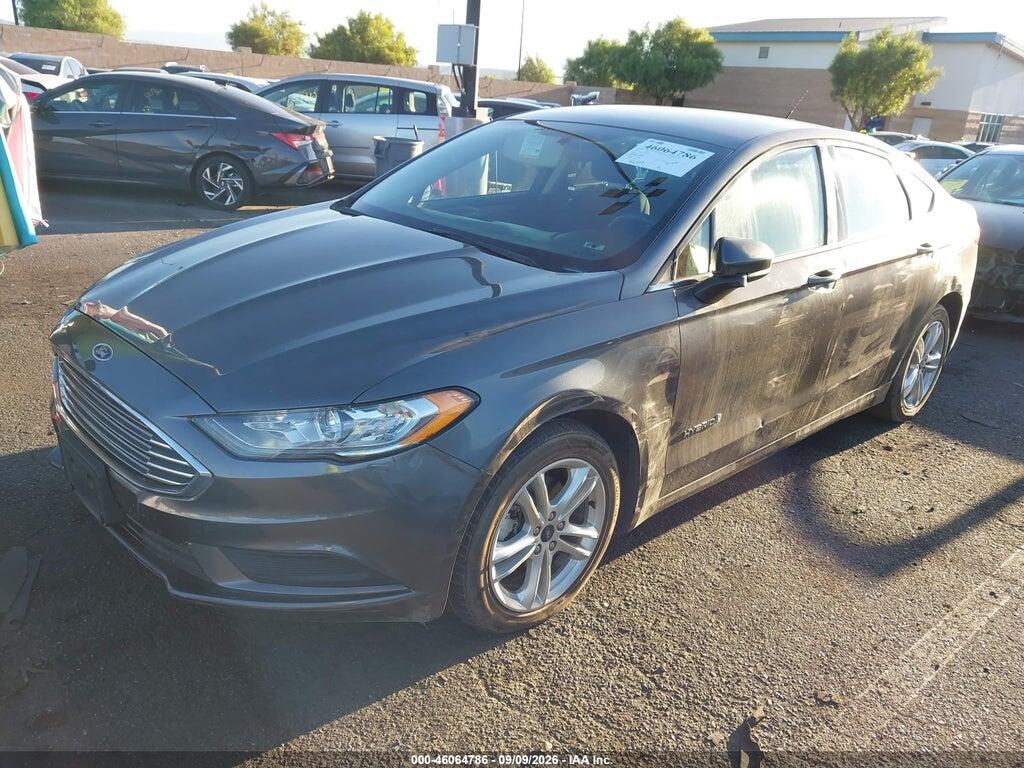 3FA6P0LU3JR285353 2018 FORD FUSION HYBRID photo no. 2