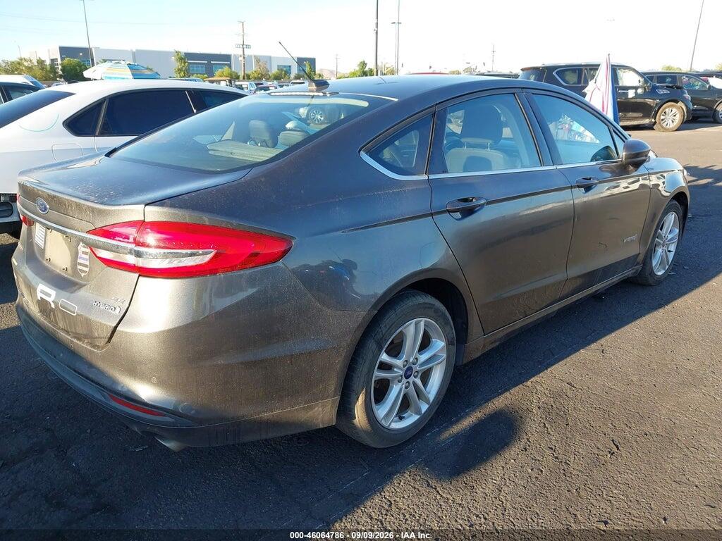 3FA6P0LU3JR285353 2018 FORD FUSION HYBRID photo no. 4