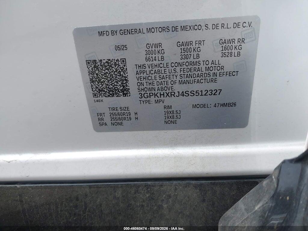 3GPKHXRJ4SS512327 2025 HONDA PROLOGUE photo no. 9