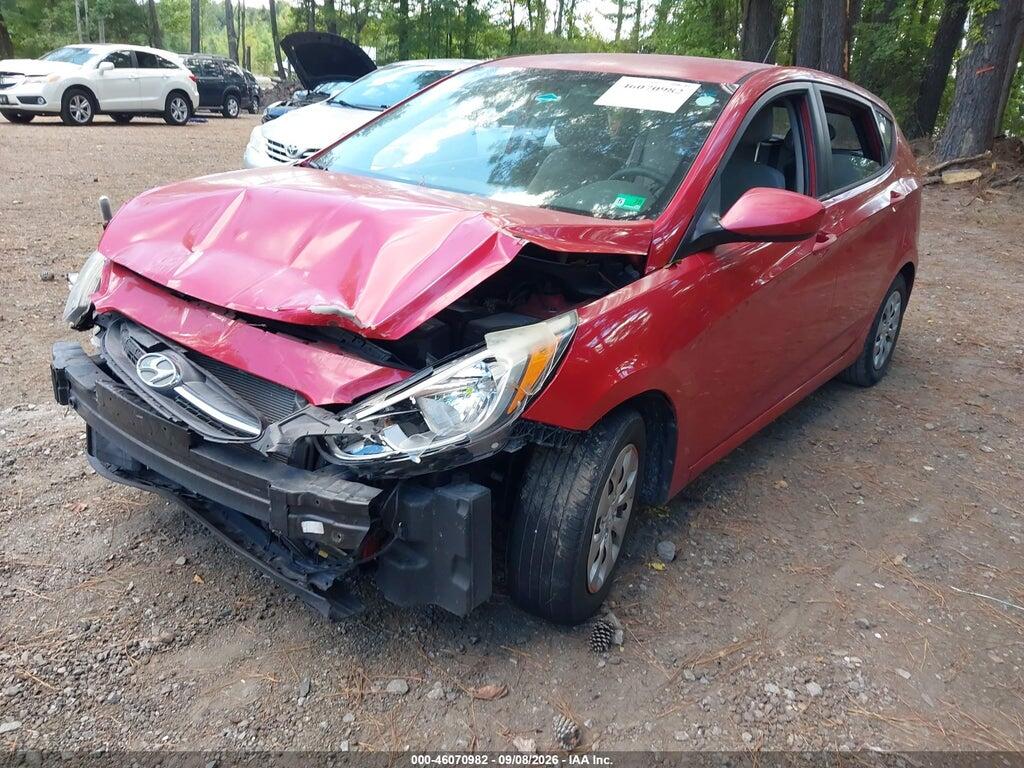 KMHCT5AE9FU227468 2015 HYUNDAI ACCENT photo no. 2