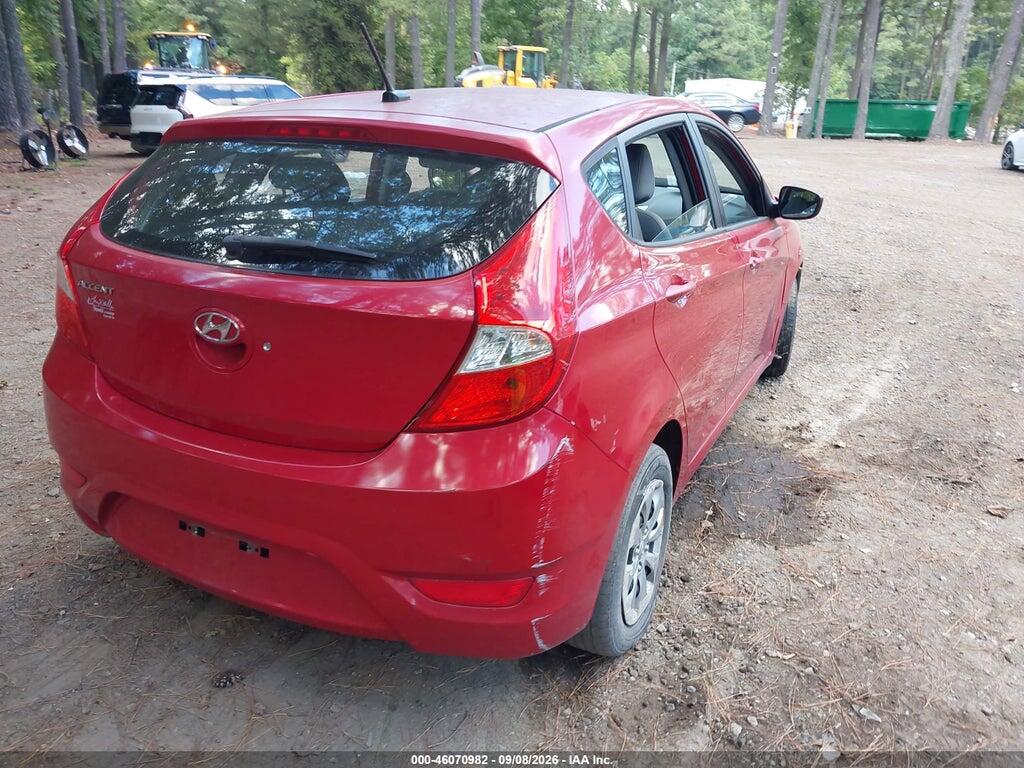 KMHCT5AE9FU227468 2015 HYUNDAI ACCENT photo no. 4