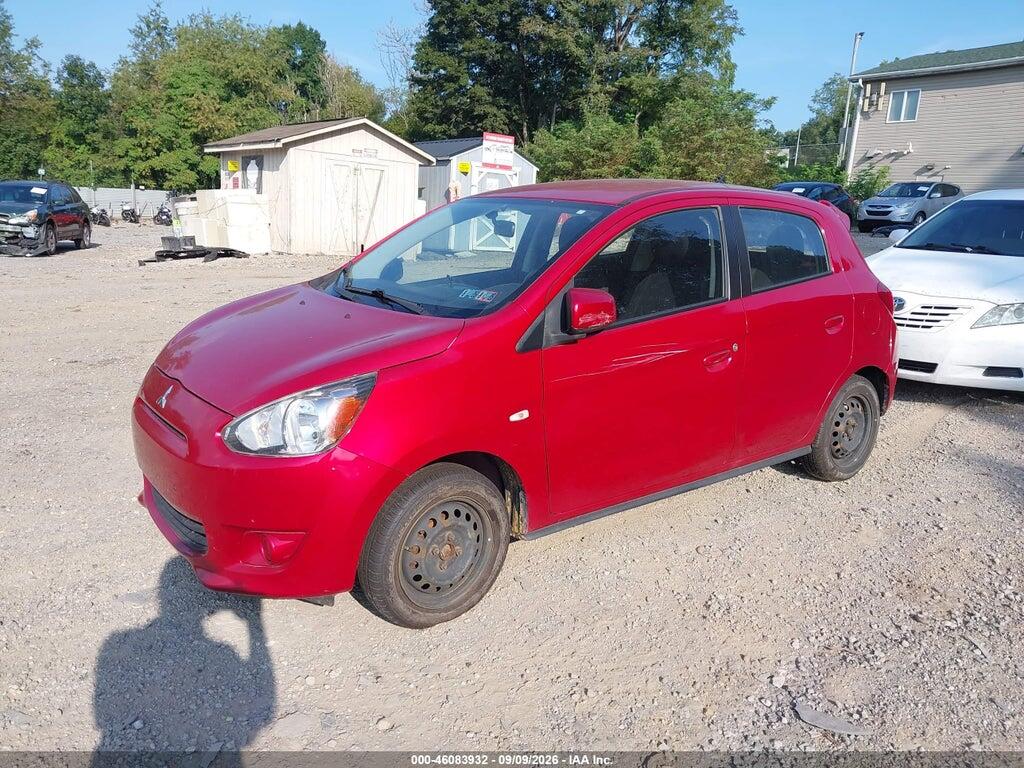 ML32A3HJ3FH008241 2015 MITSUBISHI MIRAGE photo no. 2