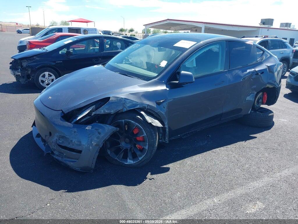 7SAYGDEE7PF855190 2023 TESLA MODEL Y photo no. 2