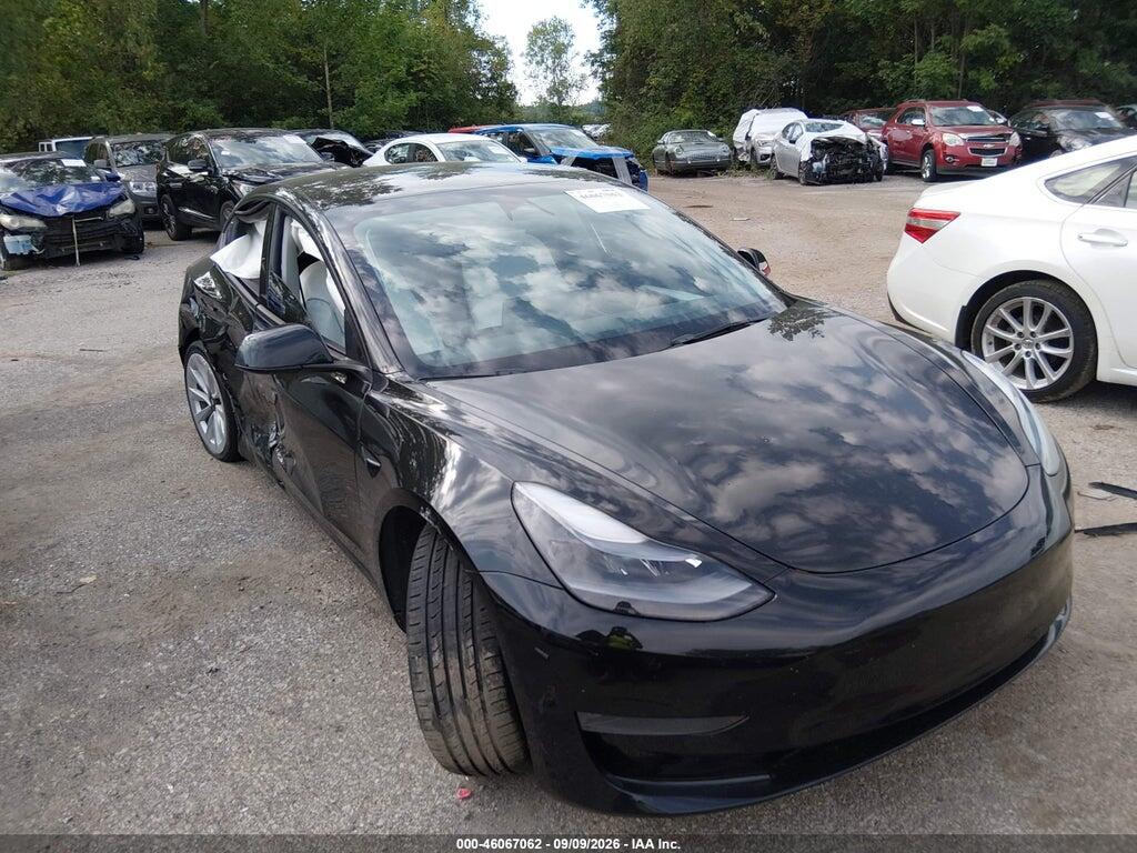 2022 TESLA MODEL 3 5YJ3E1EB7NF176177