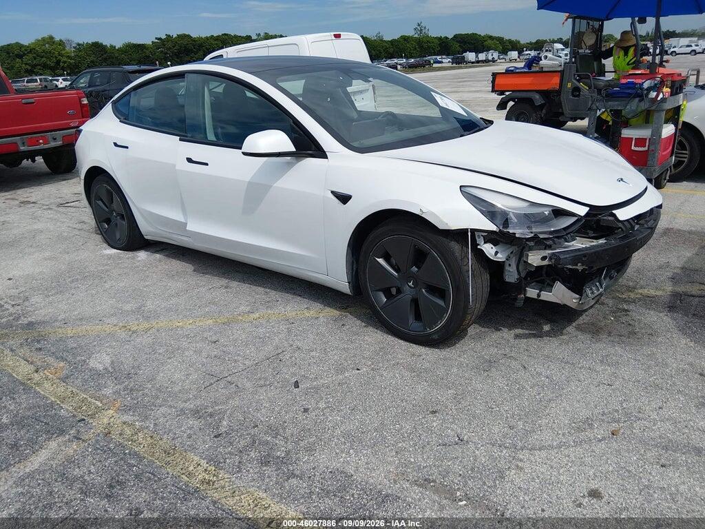 5YJ3E1EA1NF102700 2022 TESLA MODEL 3 photo no. 1