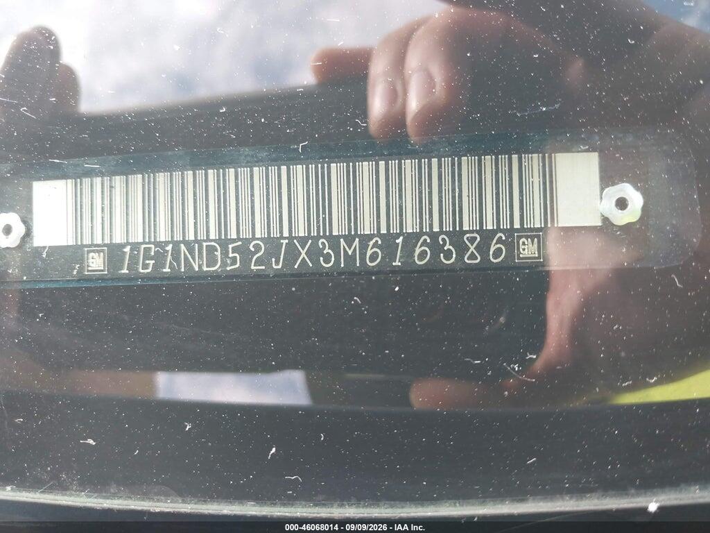 1G1ND52JX3M616386 2003 CHEVROLET MALIBU photo no. 9