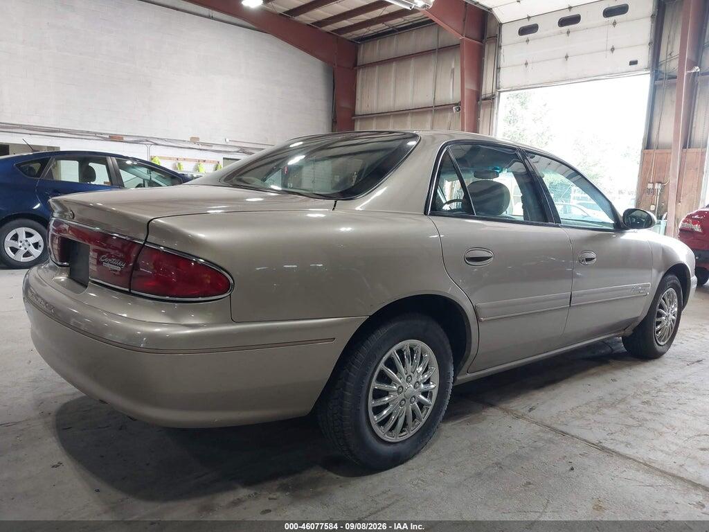 2G4WS52J121295121 2002 BUICK CENTURY photo no. 4