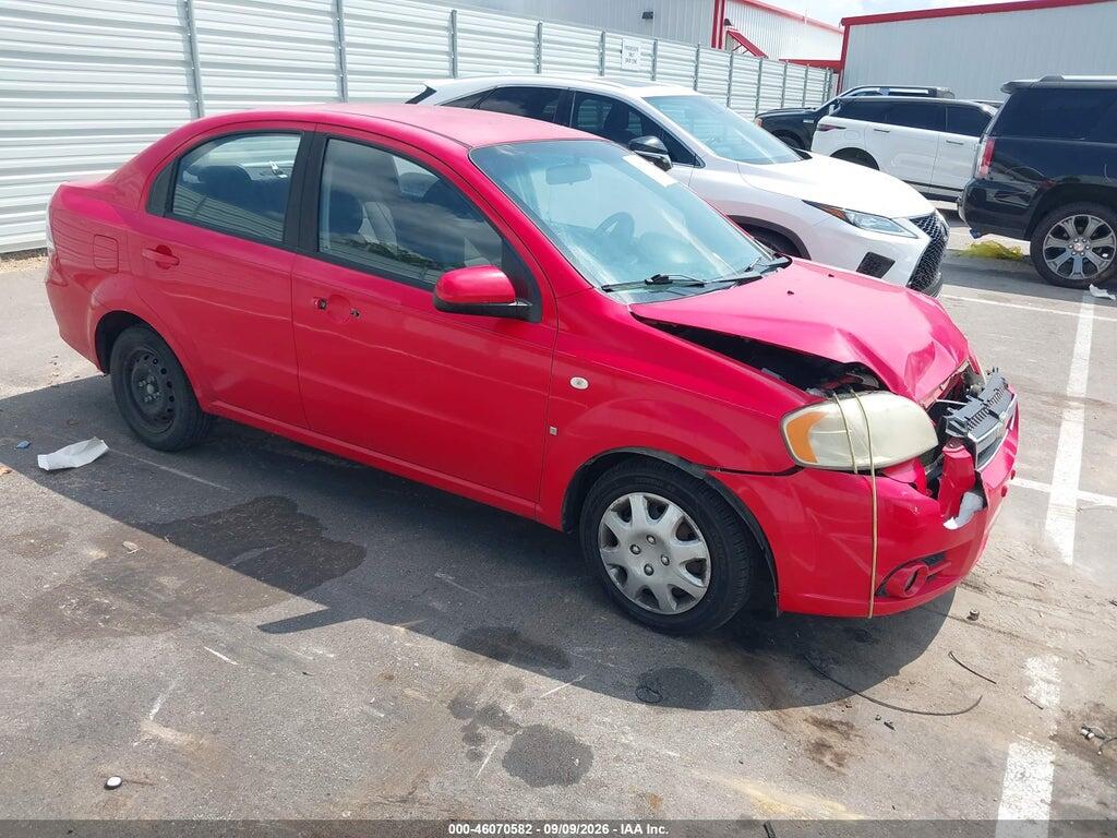 2007 CHEVROLET AVEO KL1TD56697B144632