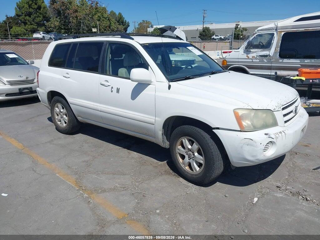 2001 TOYOTA HIGHLANDER JTEGD21A710005151