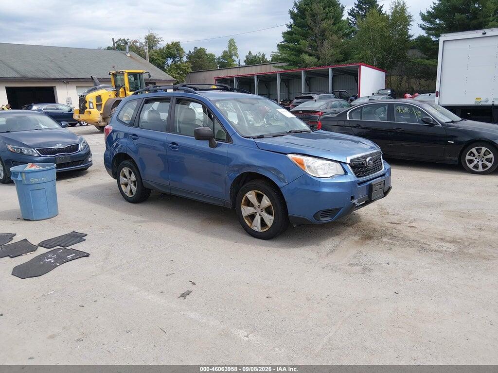 2016 SUBARU FORESTER JF2SJABCXGH431865