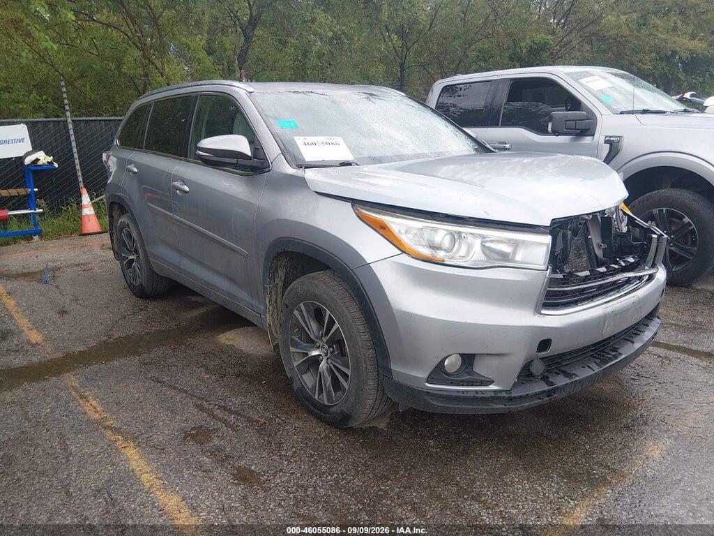 2016 TOYOTA HIGHLANDER 5TDJKRFH0GS322256