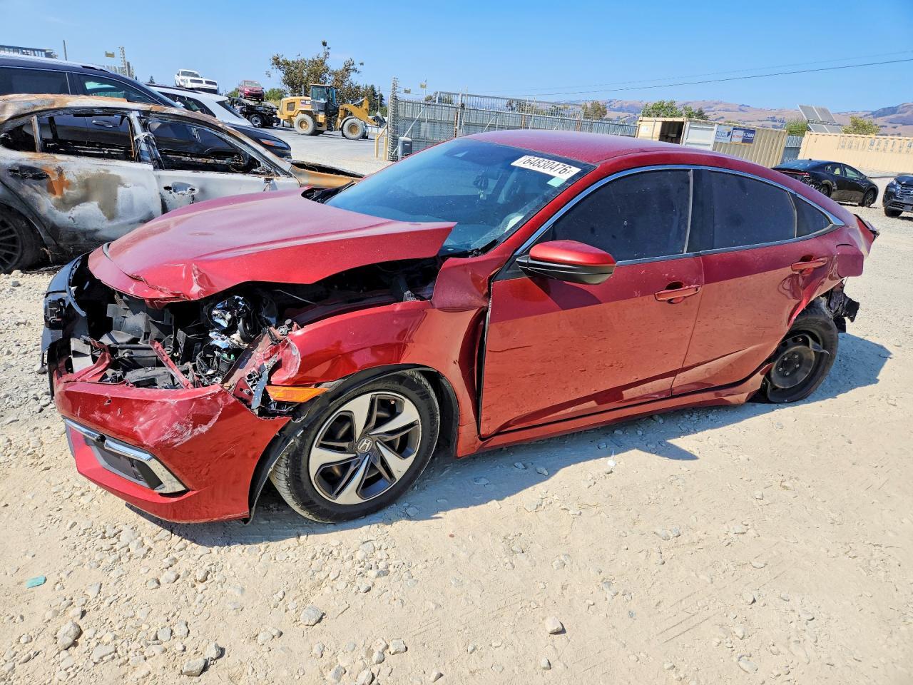 2019 HONDA CIVIC 19XFC2F68KE205391